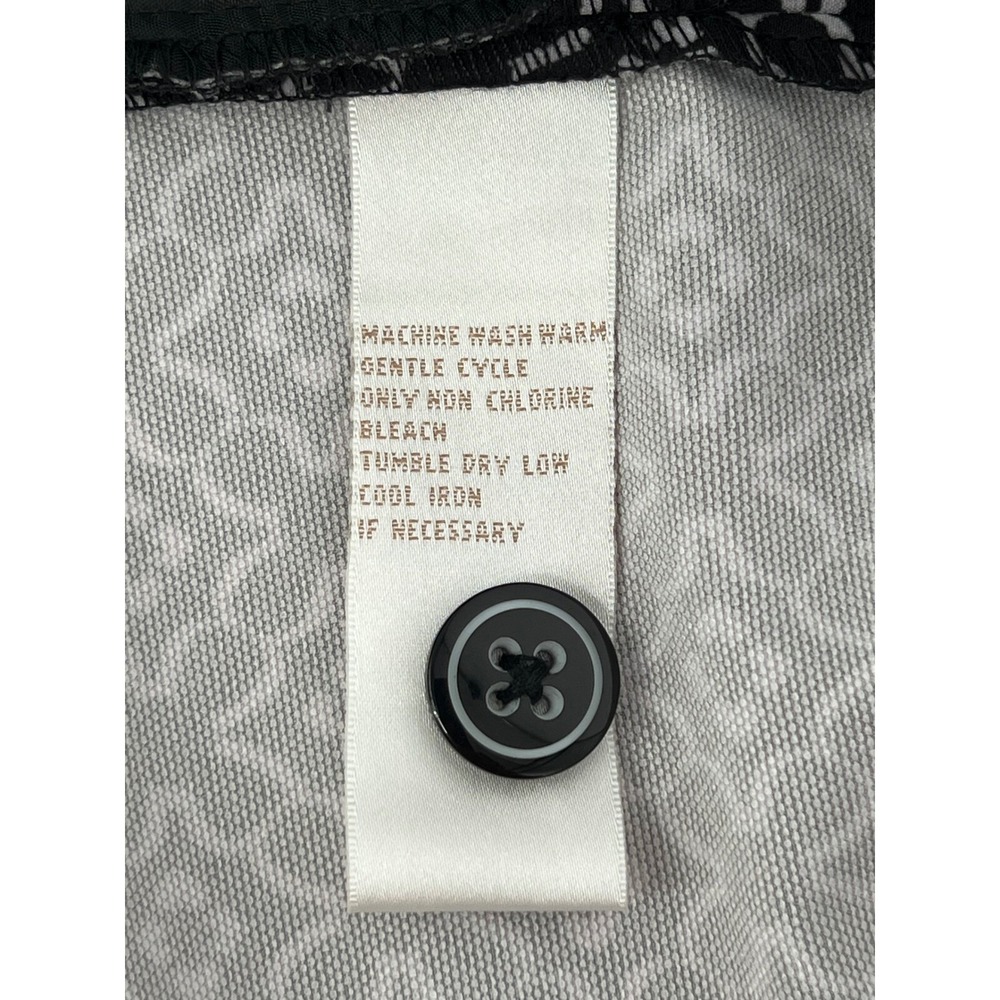 EP Pro Golf Shorts Black White Geometric Print Women's Size 16 - Picture 12 of 13